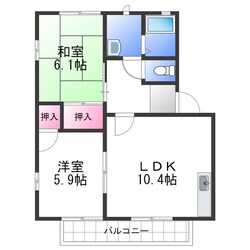 下松駅 徒歩10分 1階の物件間取画像